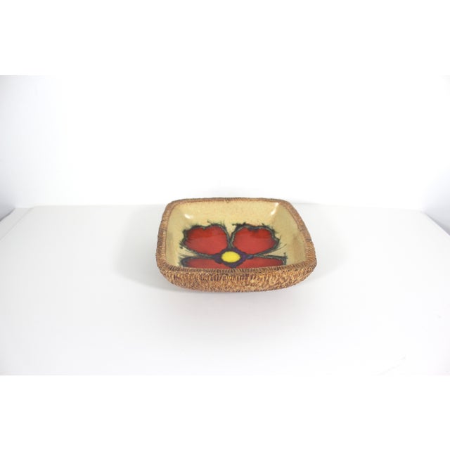 Jan Van Erp Studio Pottery Mid Century Modern Bowl For Sale - Image 9 of 9