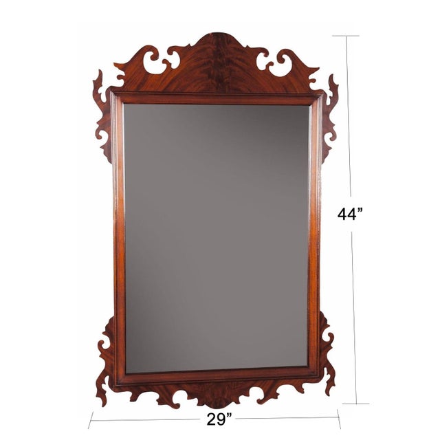 The Chippendale Mahogany Mirror by Niagara Furniture. A Chippendale style Mahogany Mirror produced with the finest grained...