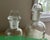 Vintage Pyrex Borosilicate Glass Apothecary Bottles With Stoppers - Pair For Sale - Image 14 of 14