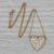 Modern 2.70ctw Diamond Heart Pendant Necklace 18k Yellow Gold 15.5" Rope Chain For Sale - Image 3 of 7