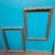 Antique pair of carved wooden frames from the late 19th century. Bronzed gilding. Dimensions: 69.50 x 52.50 (usable 60.4 x...