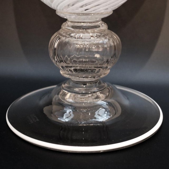 1920s 1920s "Veronese" Venini Art Glass Vase by Vittorio Zecchin For Sale - Image 5 of 10