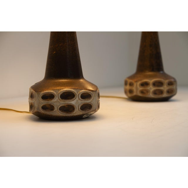 Ceramic Danish Ceramic Table Lamps by Marianne Starck for Michael Andersen, 1960s., Set of 2 For Sale - Image 7 of 18