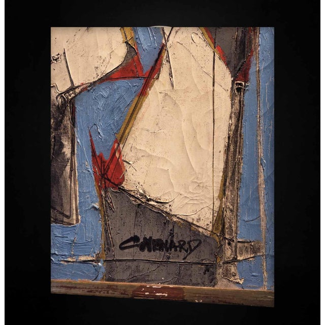 Claude Vénard, View of a Port, 20th Century, Oil on Canvas For Sale - Image 3 of 6