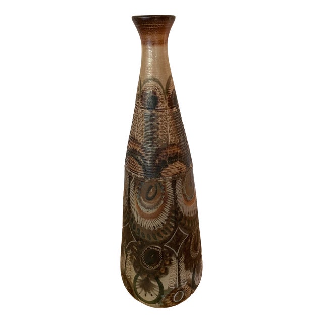 Ceramic Boureille Vase by JC Courjault, 1970s For Sale