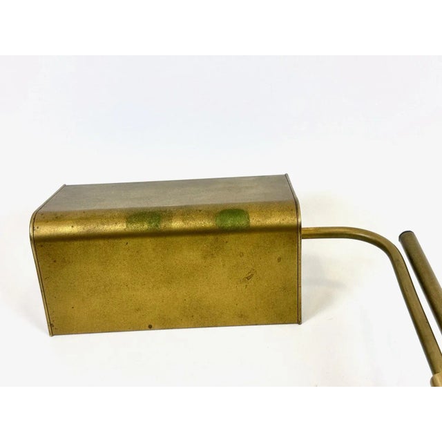 Mid-Century Modern Vintage Brass Table Lamp from Fischer Leuchten, 1970s For Sale - Image 3 of 12