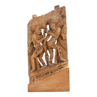 18th Century Rajput Carved Warrior For Sale