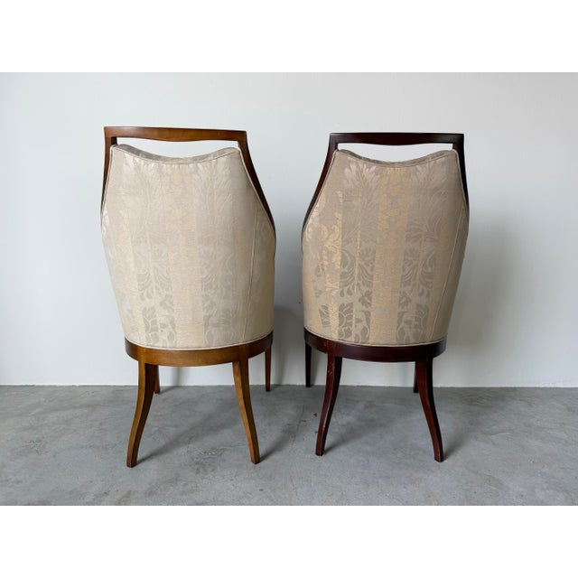 1980s Vintage Jacques Garcia “Malmaison” Chairs for Baker – A Pair For Sale - Image 5 of 12