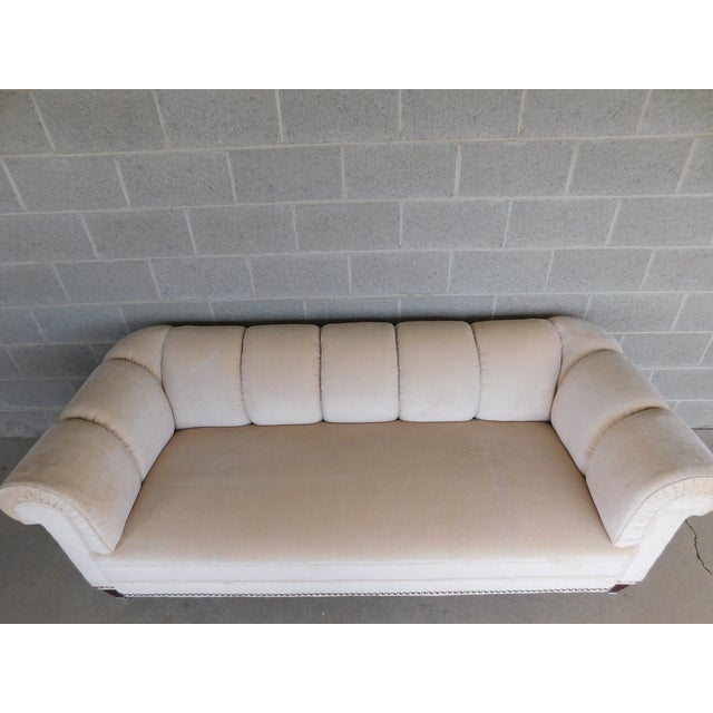 Baker Furniture Company Baker Furniture Channel Back Sofa by Barbara Barry For Sale - Image 4 of 12