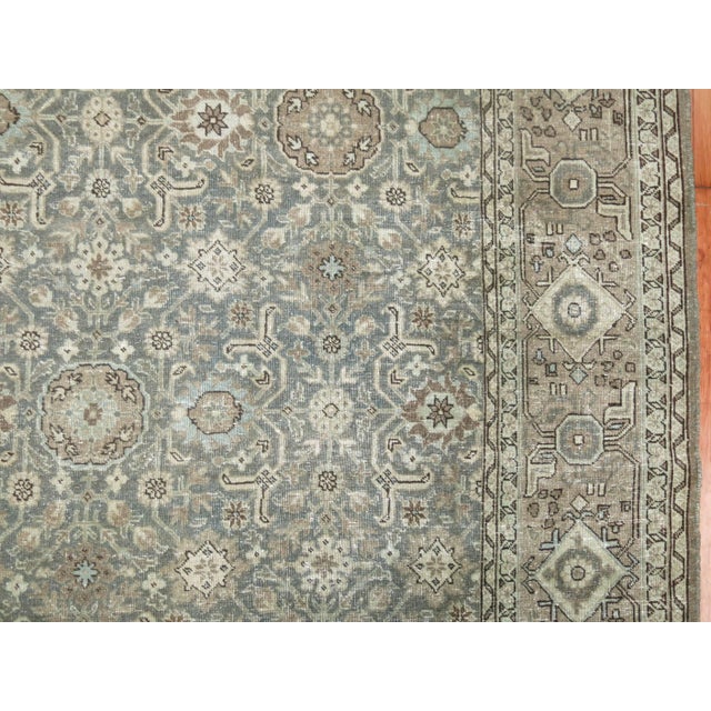 Mid-Century Modern Antique Persian Tabriz - 9' x 12'8" For Sale - Image 3 of 18