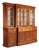 Mahogany Three-Section Bookcase with Top For Sale