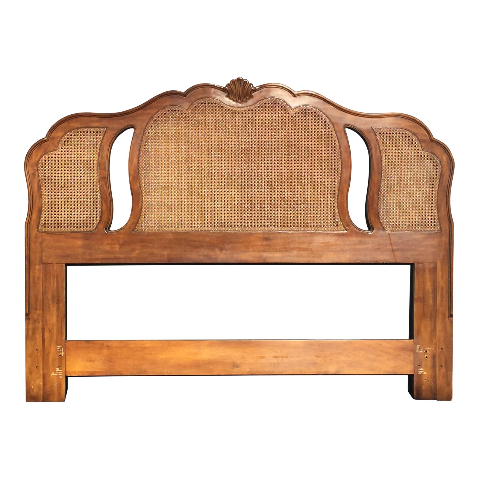 Vintage Drexel Heritage Caned French Country Cane Headboard Chairish