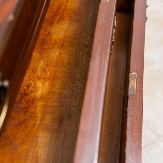 Brown Brown Wooden Chest of Drawers, 1950s For Sale - Image 8 of 10