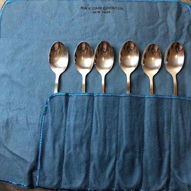 1930s Towle Sterling Silver Ice Tea Mint Julep Ice Cream Float Spoons ...