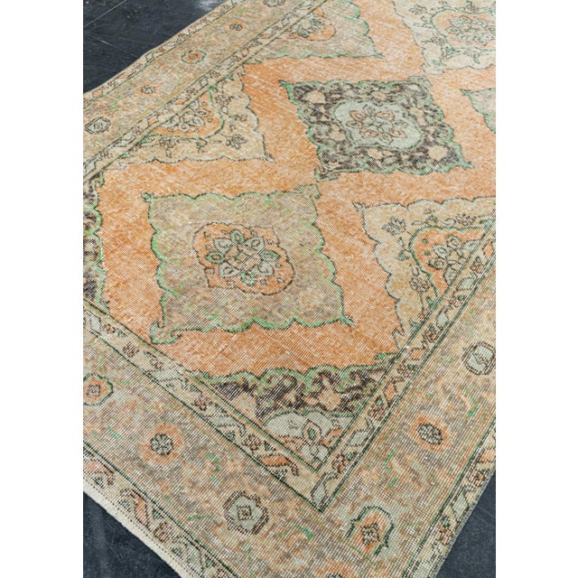 Textile Turkish Vintage Rug 4'9" x 12'1" #21400 For Sale - Image 7 of 8