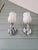 Metal Wall Lights in Chromed Metal and White Satin Glass, 1960, Set of 2 For Sale - Image 7 of 10