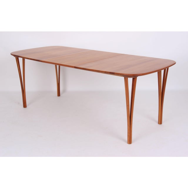 Dining Table in Cherry Wood from Haslev Møbelfabrik, 1990s For Sale - Image 4 of 12