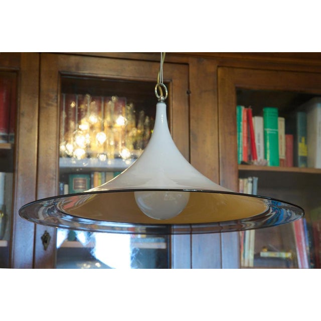 Opal Layered Amber Lamp by Lino Tagliapietra for Effetre, 1980s For Sale - Image 6 of 18