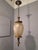 Gold Chandelier in Bronze Decorated with Acidic Glass by Archimedes Seguso for Seguso Murano, 1940s For Sale - Image 8 of 11