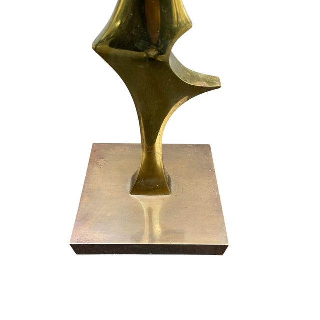 Vintage Sculptural Bronze Floor Lamp by Willy Daro, 1970s For Sale - Image 4 of 11