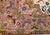 Vintage Persian Tabriz Square Area Rug, Hand-Knotted Wool & Silk, Fine Medallion Floral Pattern, Ivory & Pale Pink, 7x7 For Sale - Image 16 of 16