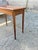 Antique Federal Style Petite Sized Inlaid Flip Top Game Console Table For Sale - Image 4 of 18