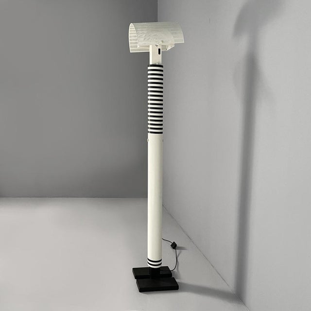 1980s Italian Modern Metal Floor Lamp Shogun by Mario Botta for Artemide, 1980s For Sale - Image 5 of 18