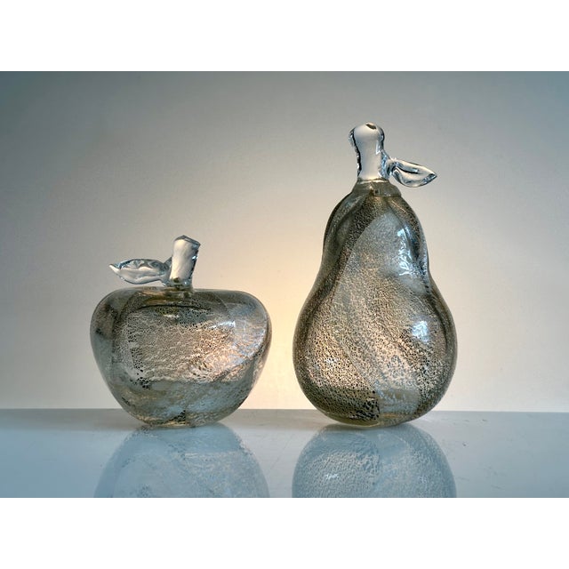 Murano Glass Apple and Pear by Seguso Viro, Italy, 1990s, Set of 2 For Sale - Image 17 of 17