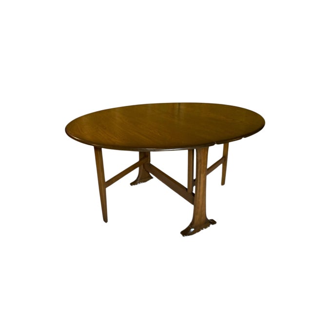 Ercol Windsor Gate Legged or Drop Leaf Dining Table from Ercol, 1950s For Sale - Image 4 of 12