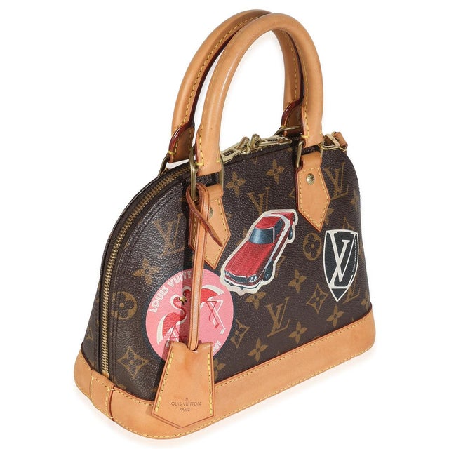 Contemporary Monogram Canvas World Tour Alma BB For Sale - Image 3 of 9