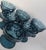 Coastal Vintage Aquamarine Honeycomb Champagne Coupes- Set of Six For Sale - Image 3 of 13