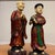Late 20th Century Vintage Vietnamese Cultural Figurines – Pair of Hand-Painted Statues From Hanoi For Sale - Image 5 of 11