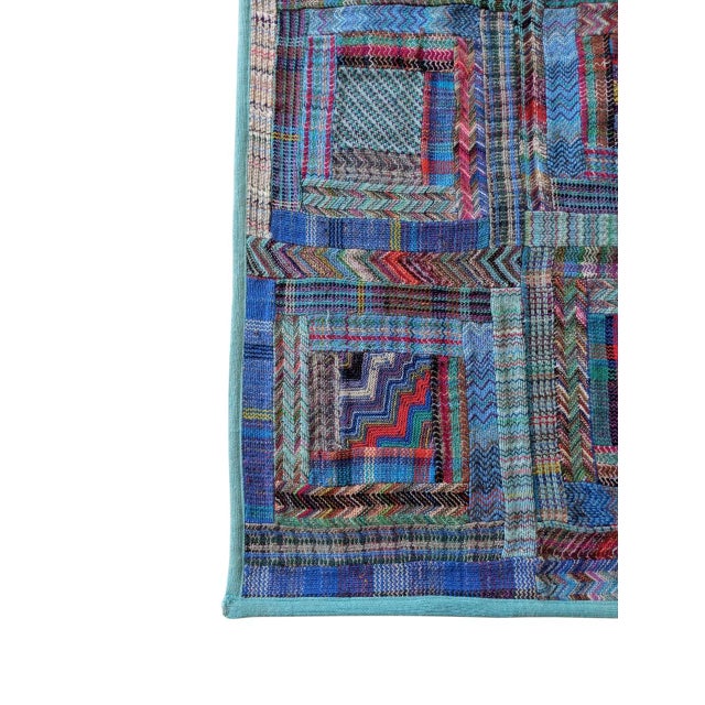 Metal Blue Hanging Tapestry from Missoni, Italy, 1980s For Sale - Image 7 of 11