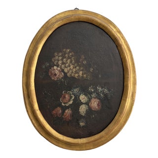 Still Life Composition, 18th Century, Oil Painting on Canvas For Sale