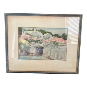 Vintage Signed Watercolor Painting