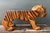 Vintage Handcrafted Wood and Jute Tiger Stool For Sale - Image 10 of 16