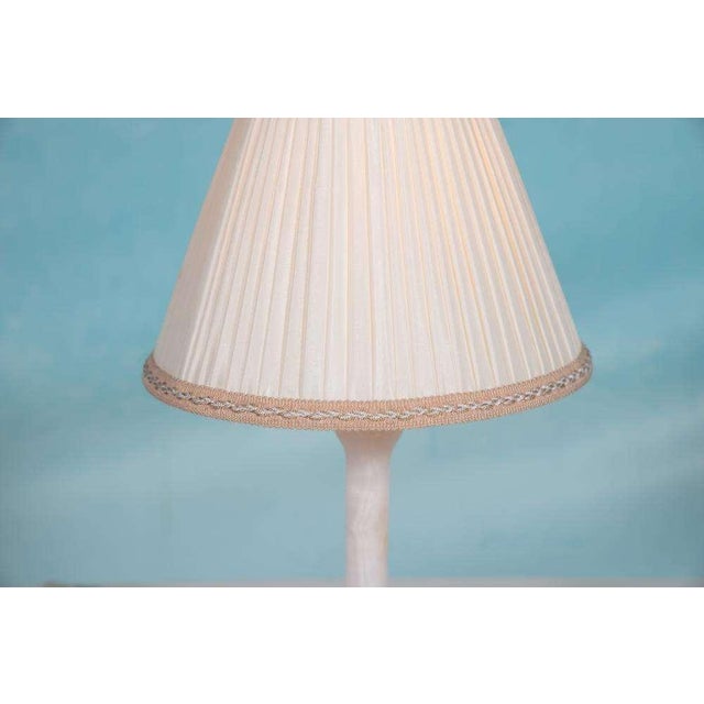Boho Chic Table Lamp in Natural Stone For Sale - Image 5 of 17