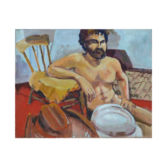 "Cowboy Boots" - Bay Area Figurative Movement by Patricia Gren-Haynes For Sale - Image 4 of 4