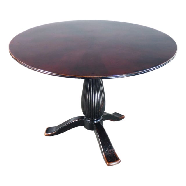 Round Wooden Table by Paolo Buffa, 1940s For Sale