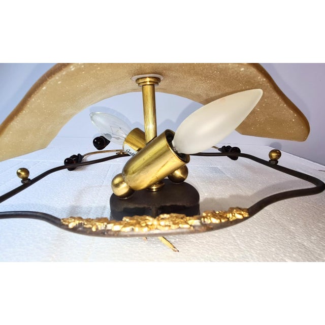 Amber 1990s Venetian Amber Glass Sconces - a Pair For Sale - Image 8 of 16