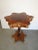 1930s Vintage French Louis XVI Burl Marquetry Side Table For Sale - Image 4 of 13