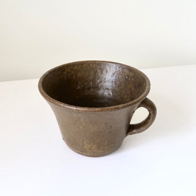 Vintage Signed Rustic Studio Pottery Vessel for Use as a Planter, Cachepot, Catchall or Sculptural Accent For Sale - Image 4 of 17