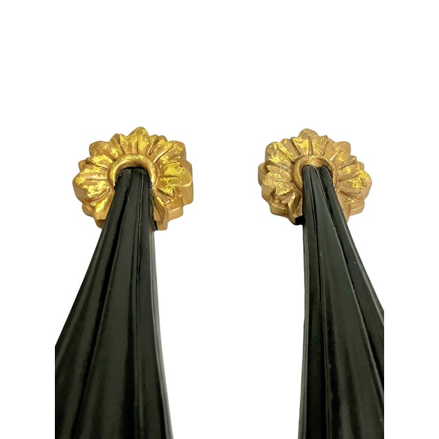 Plastic Pair Vintage Resin Dorothy Draper Style Trompe L’oeil Tassel and Drapery Wall Brackets For Sale - Image 7 of 12
