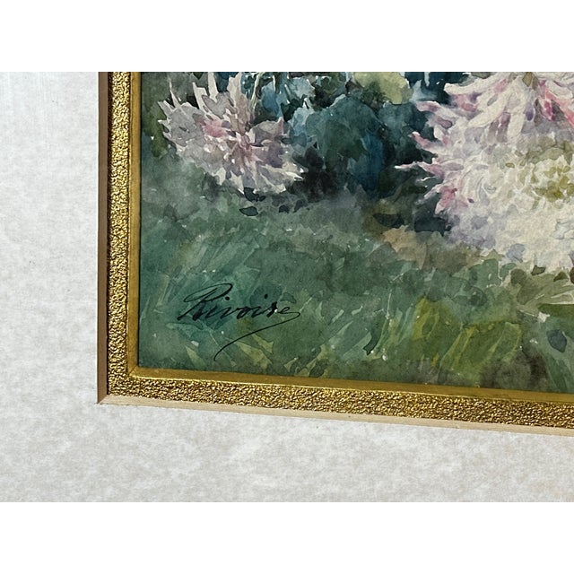 François Rivoire, Still Life Composition, 1920s, Watercolor For Sale - Image 14 of 14