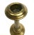 Shabby Chic 1930s Brass Heavy Base Single Candle Holder For Sale - Image 3 of 10