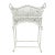1970s Mid-Century Boho Chic Coastal Victorian Tole Metal Flat Bar Lattice Plant Stand. For Sale