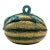 Vintage Italian Majolica Melon Tureen With Lid Hand Painted Ceramic Bowl For Sale