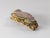 20th Century Chinese Gilt Silver Filigree Brooch Pin With Rose Quartz For Sale - Image 4 of 6
