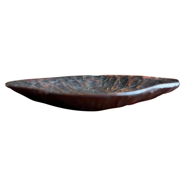 19th Century 19th Century Japanese Lotus Leaf Dish For Sale - Image 5 of 7