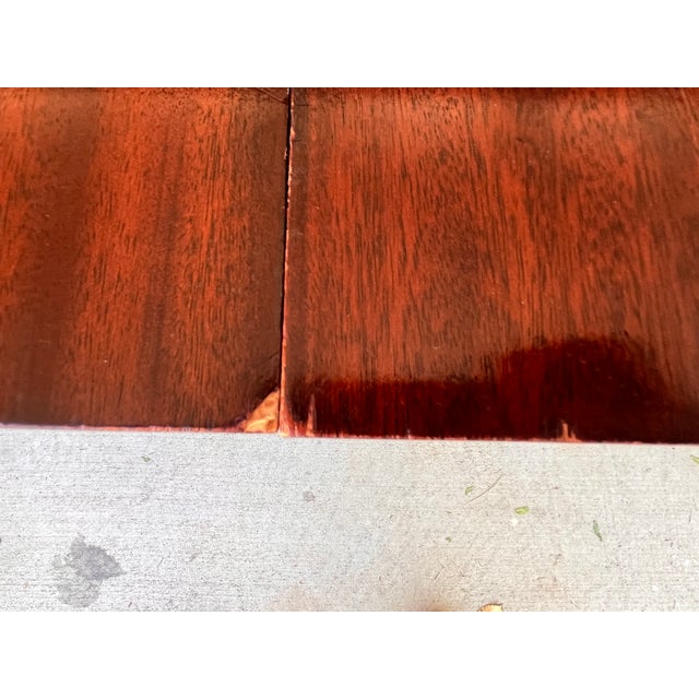 1940s Saginaw Furniture Shops "Expandomatic" Mahogany Desk-to-Dining Table For Sale - Image 15 of 18